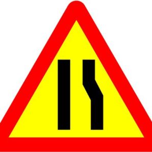 TP-17a
Estrechamiento
de la calzada
por la derecha