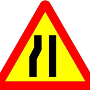 TP17b
Estrechamiento
de la calzada
por la izquierda